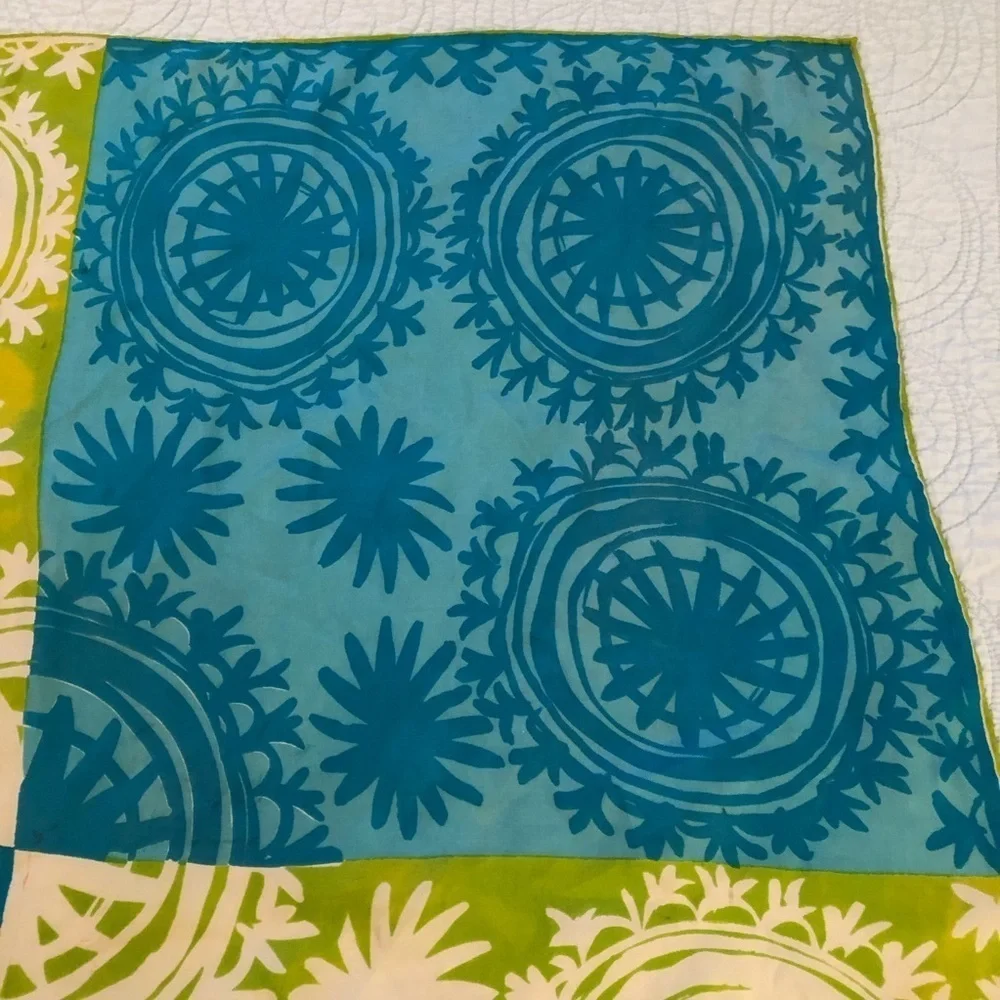 Vera Neumann 1960 silk scarf bandanna.